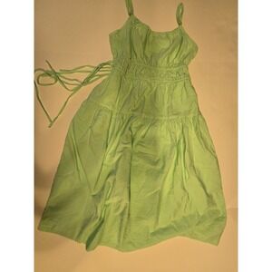 Universal Thread Women's Green Sleeveless Tiered Dress Size XS